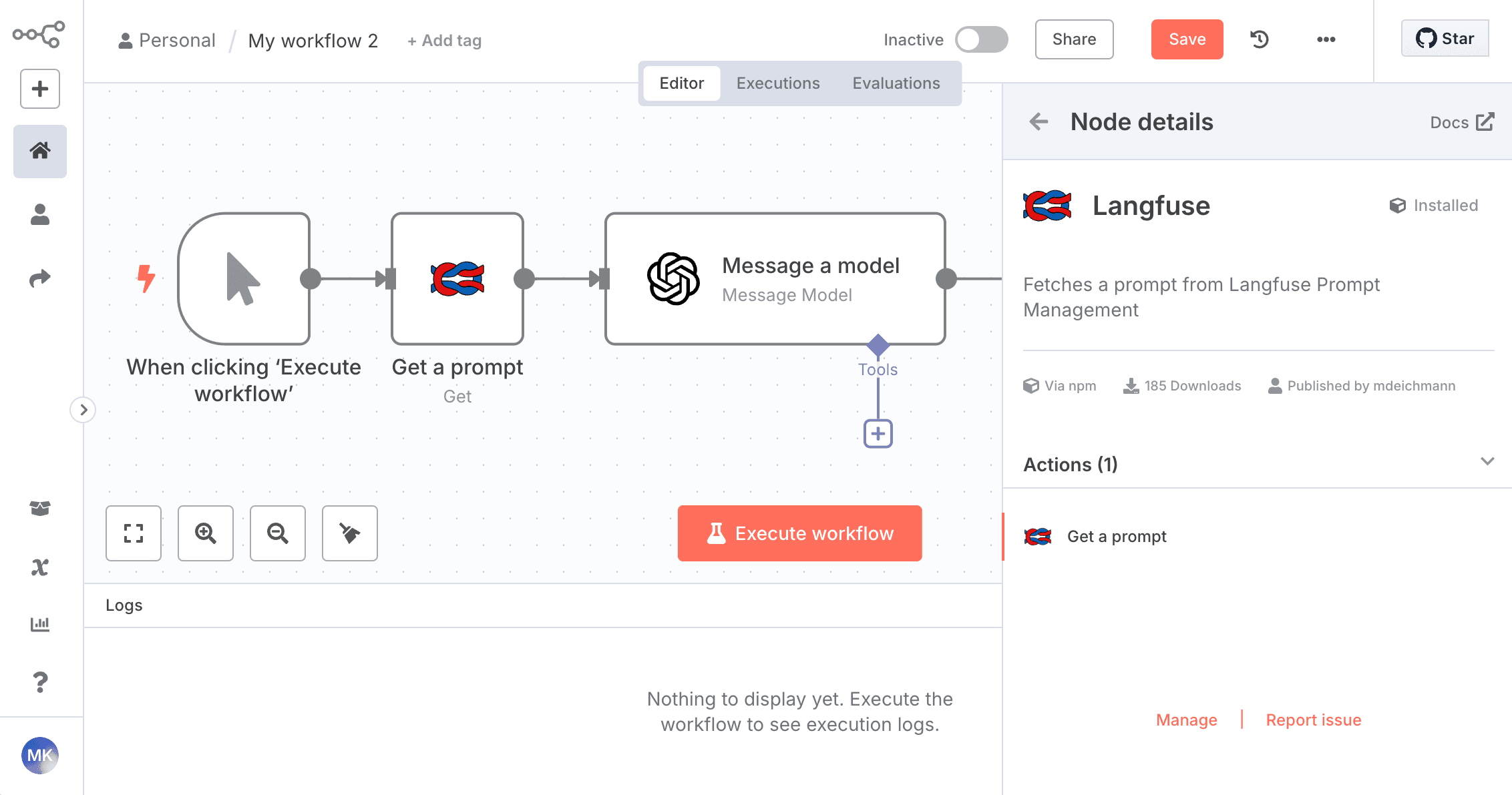 n8n node for litefuse