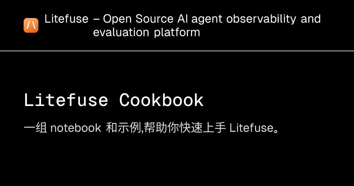 Litefuse Cookbook - Litefuse