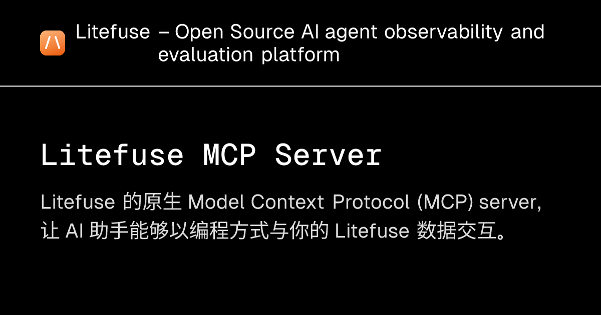 Litefuse MCP Server - Litefuse