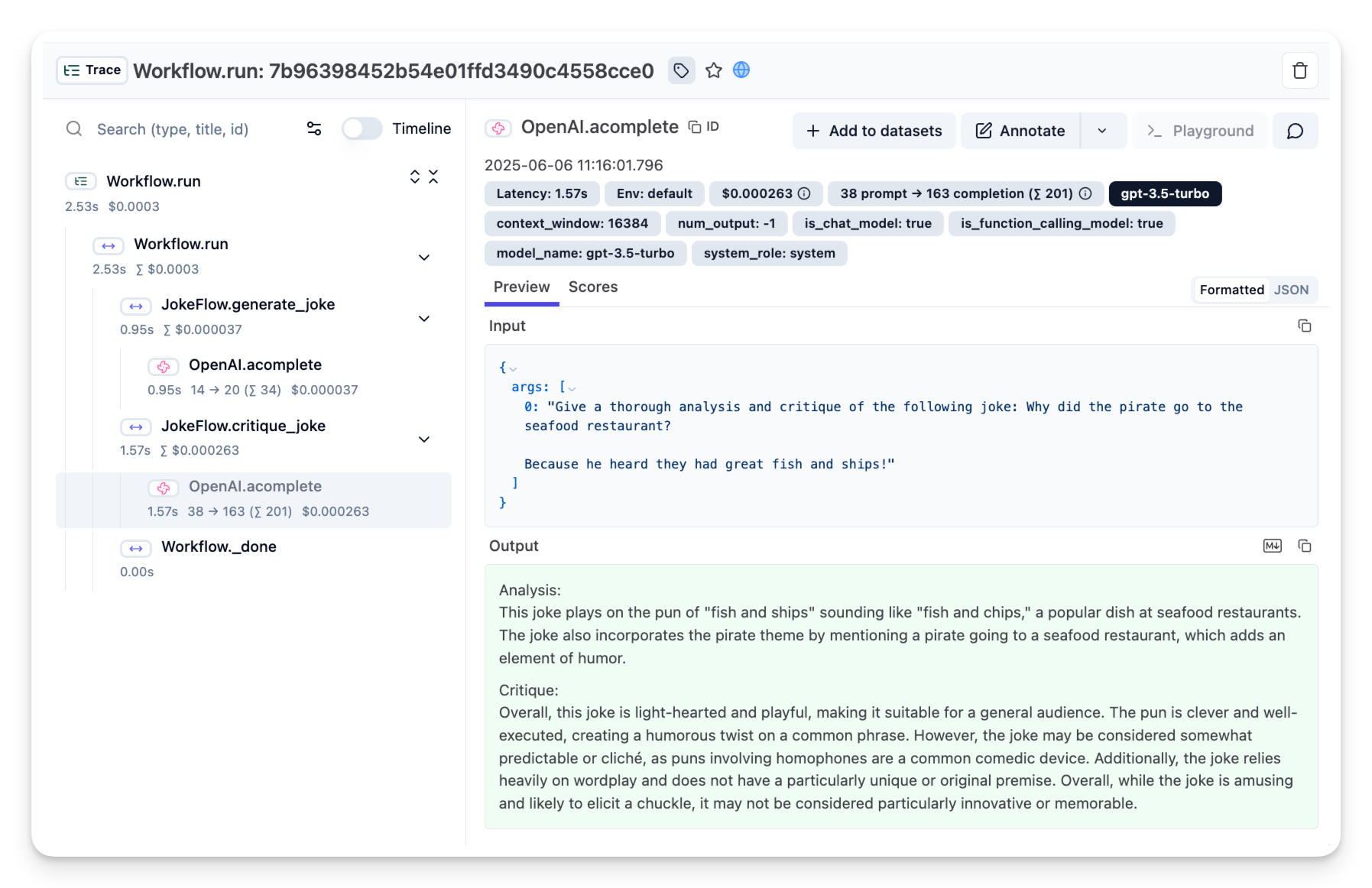 Litefuse Trace Example