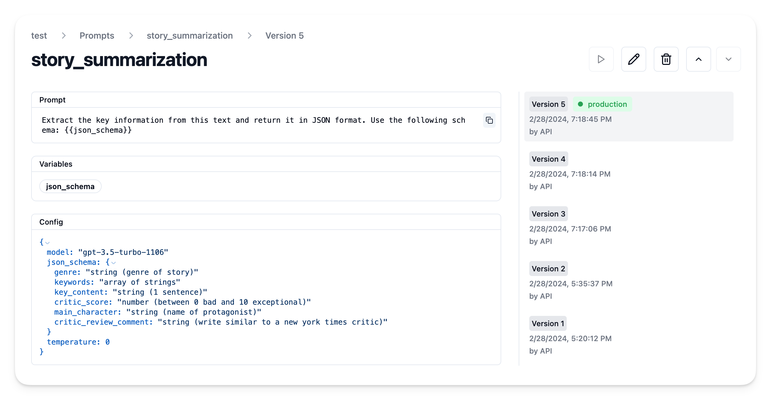 Litefuse Prompt Management